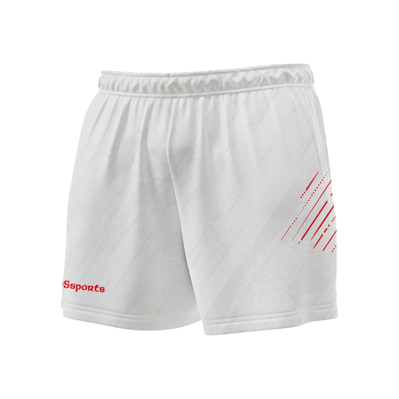 Surge Shorts -White/Red