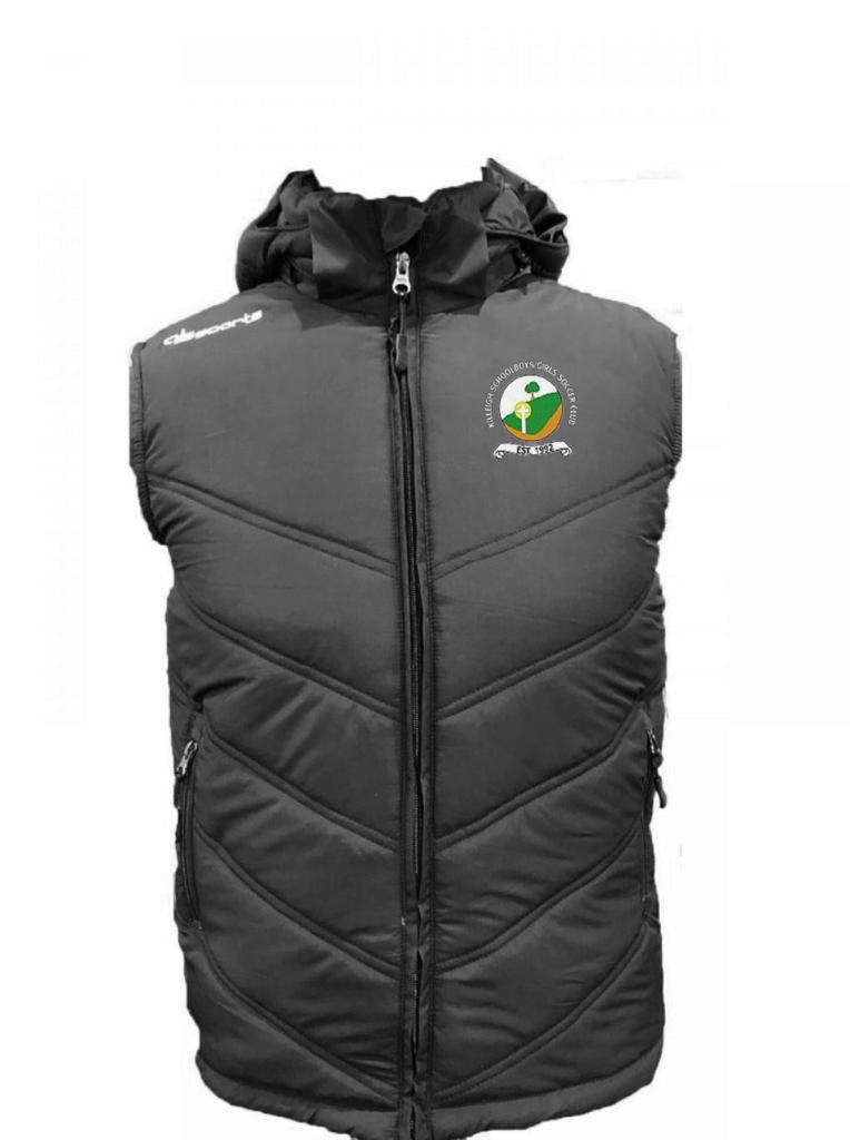 Killeigh SchoolBoys/Girls Utility Black Gilet
