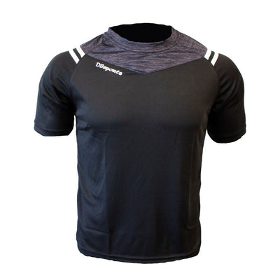 VOLT T-Shirt - Black / Charcoal Melange / White