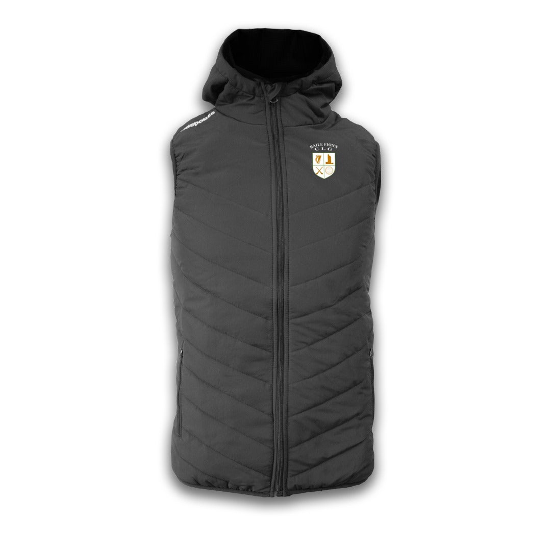 Ballyfin GAA - Utility Gilet Black Jacket