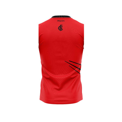 South Dublin Swans - Red & Black reversable sleeveless Jersey