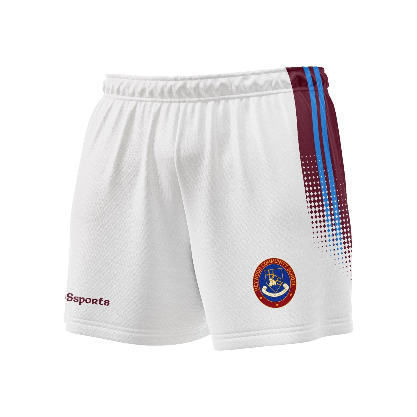 Heywood CS - Gaelic Shorts - white