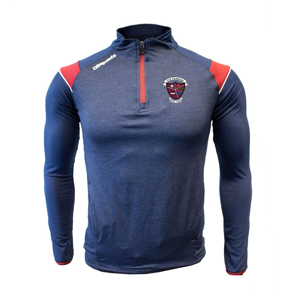 Kilcavan GAA - Challenger Performance Half Zip - Navy / Maroon / White