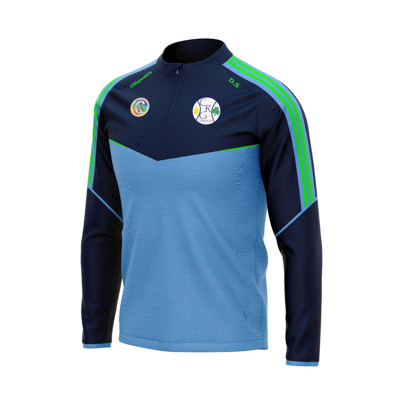 CRG Camogie - Blue Half zip