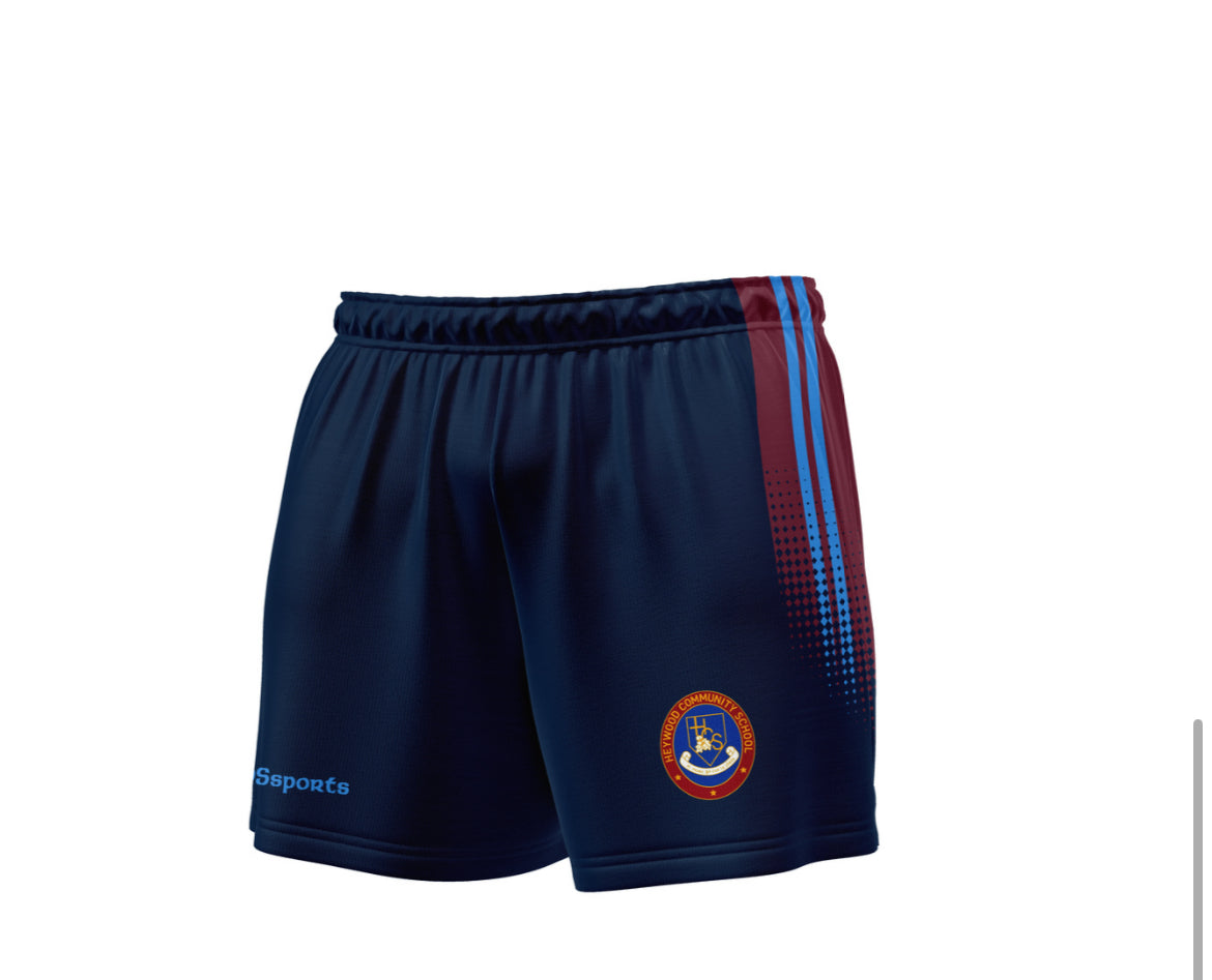 Heywood CS - Gaelic Shorts - Navy