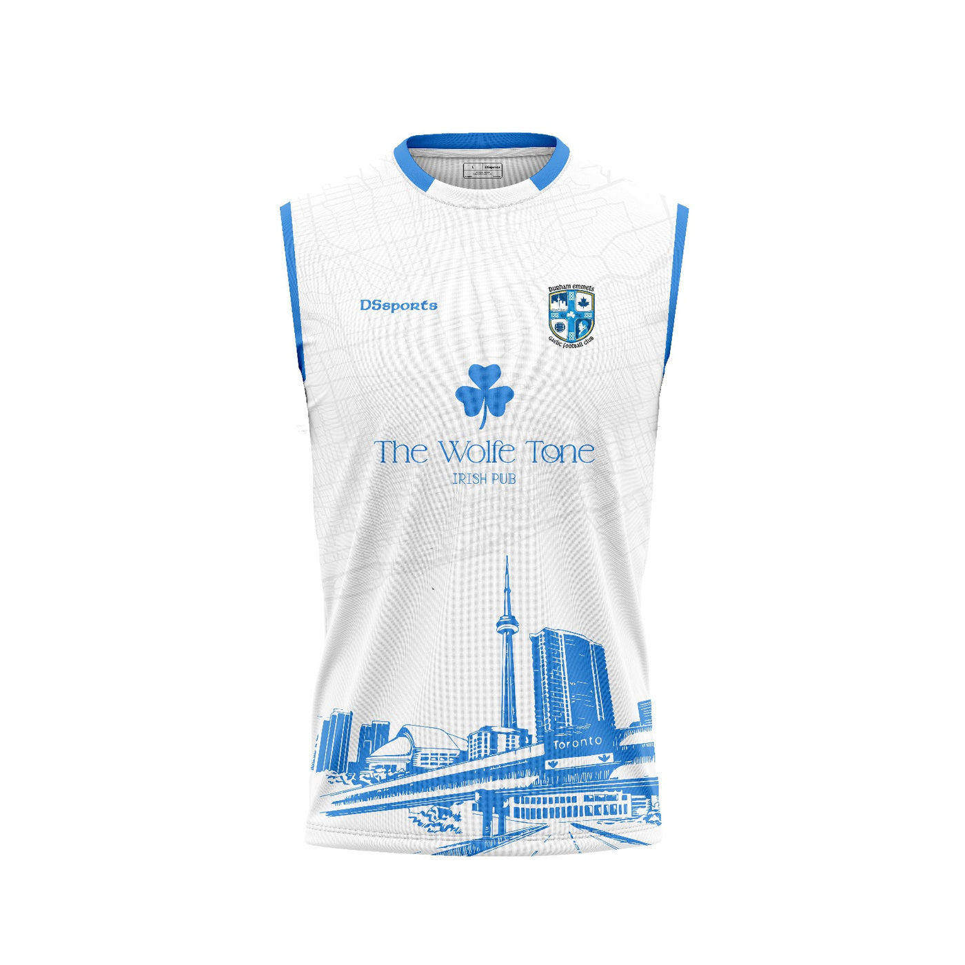 Durham Emmets - White Sleeveless Jersey