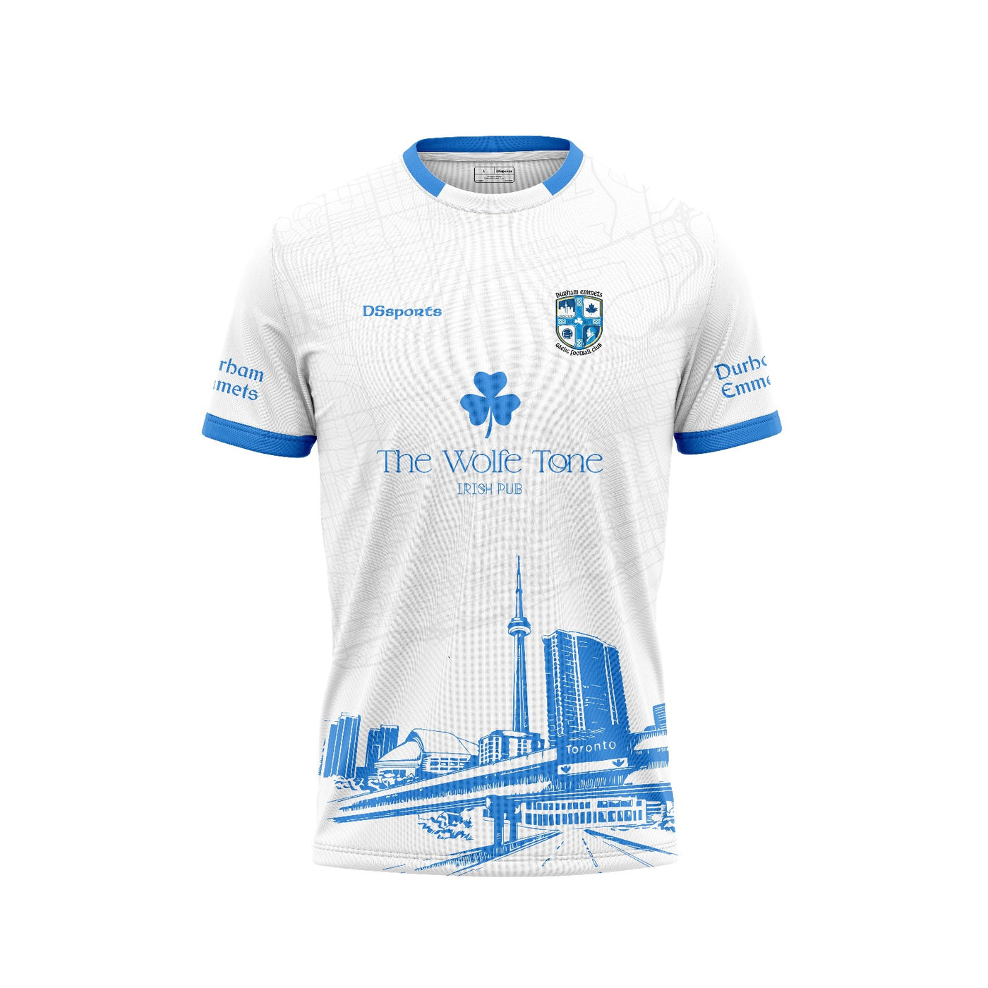 Durham Emmets-White Training jersey