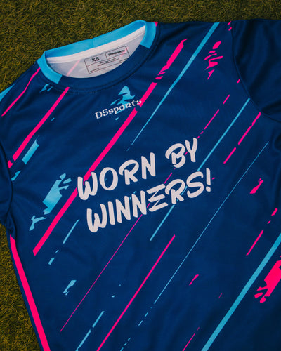 Worn by winners Jersey - Pink/Blue