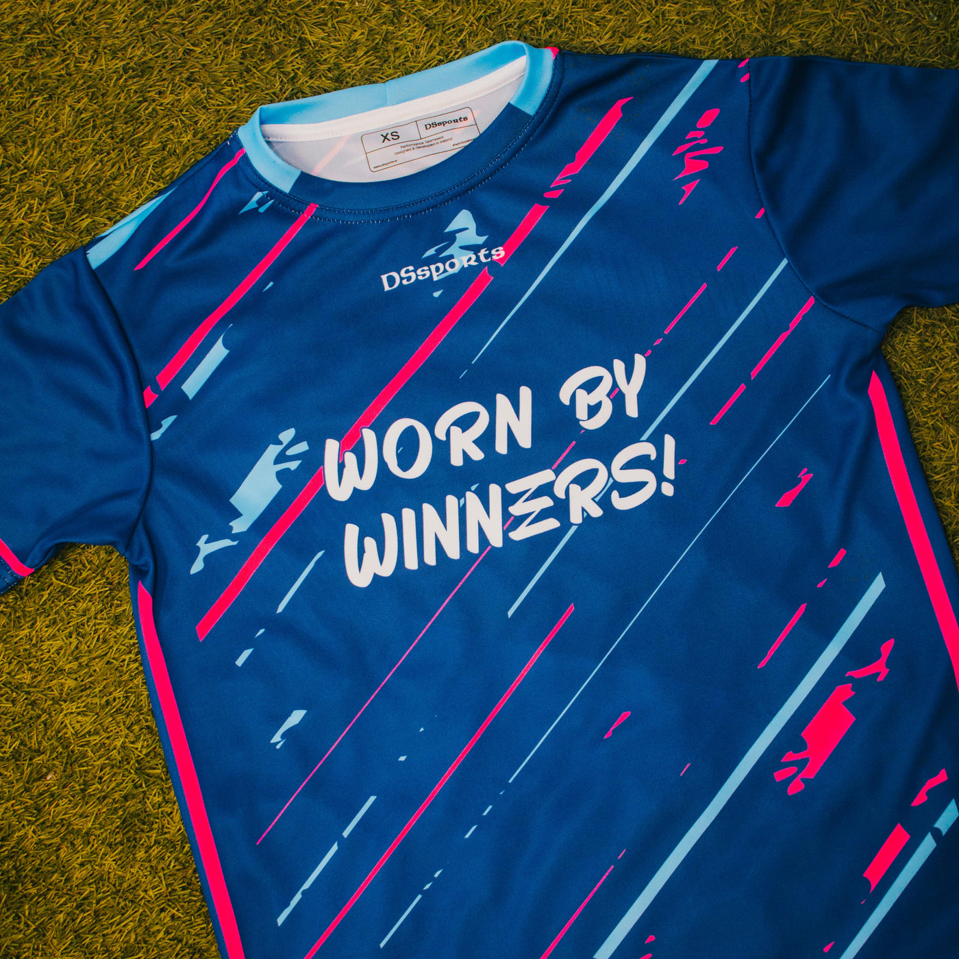 Worn by winners Jersey - Pink/Blue