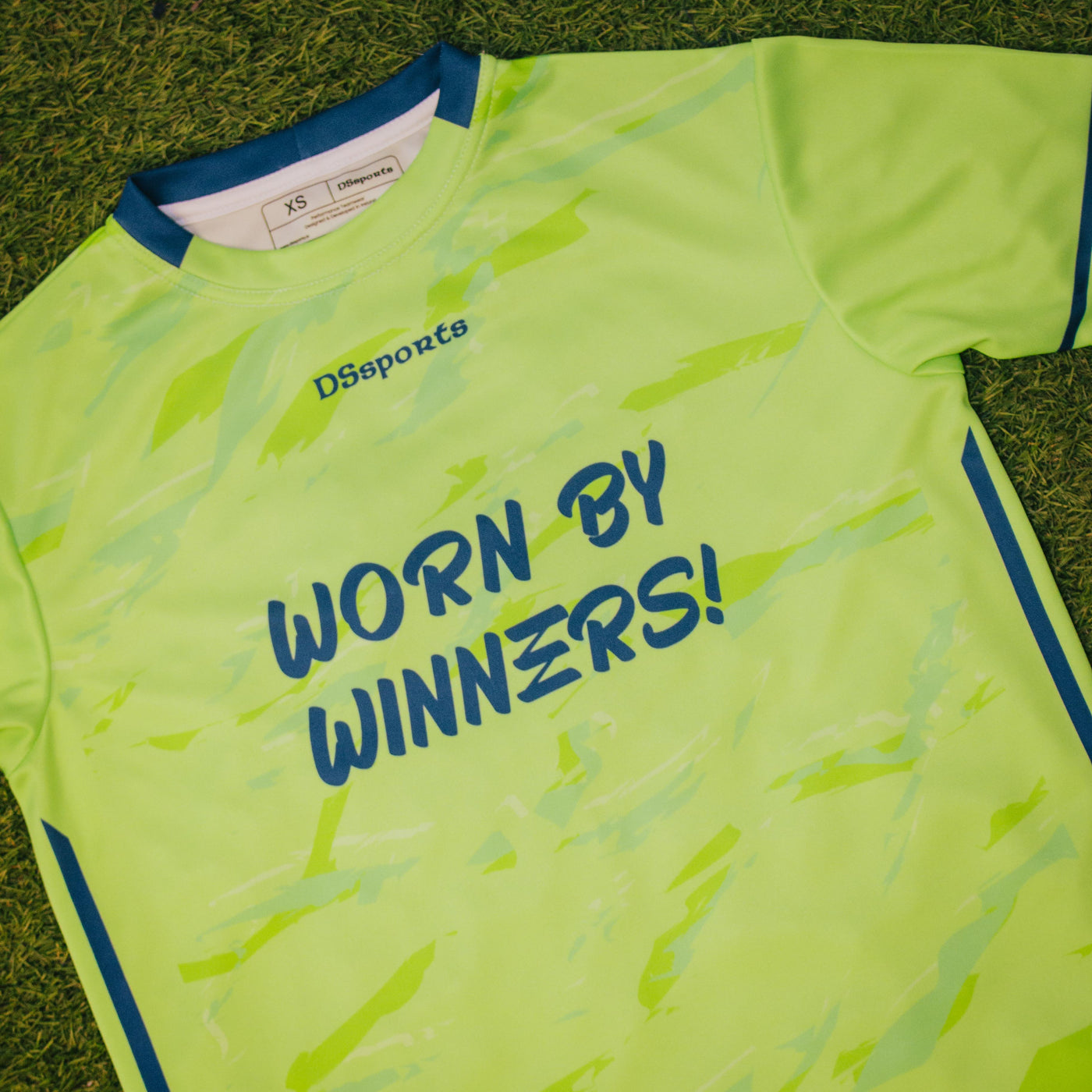 Worn by winners Jersey - Lime