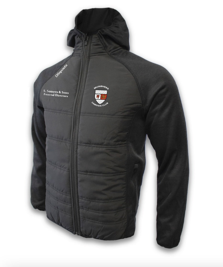 Muinebheag Camogie Club - Black Hybrid Jacket