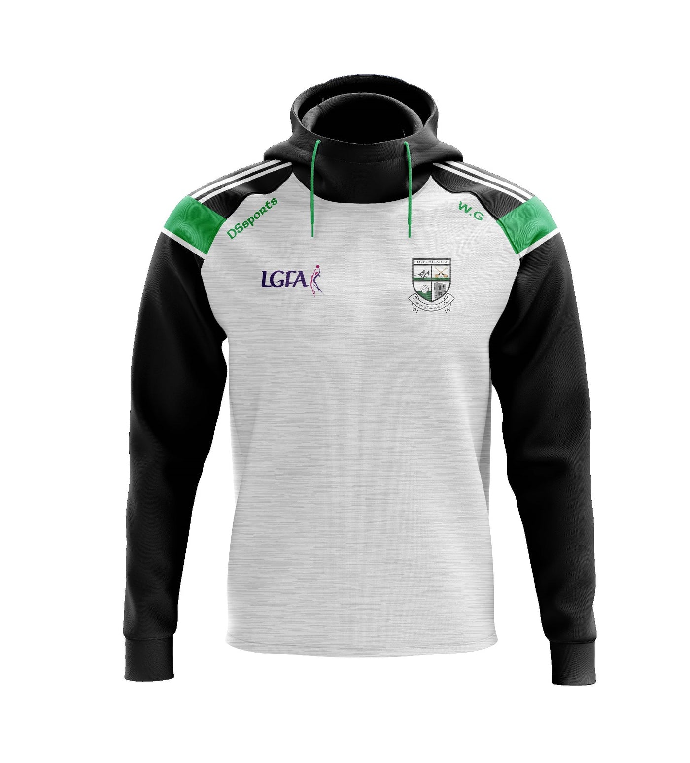 Portlaoise LGFA - White Hoodie