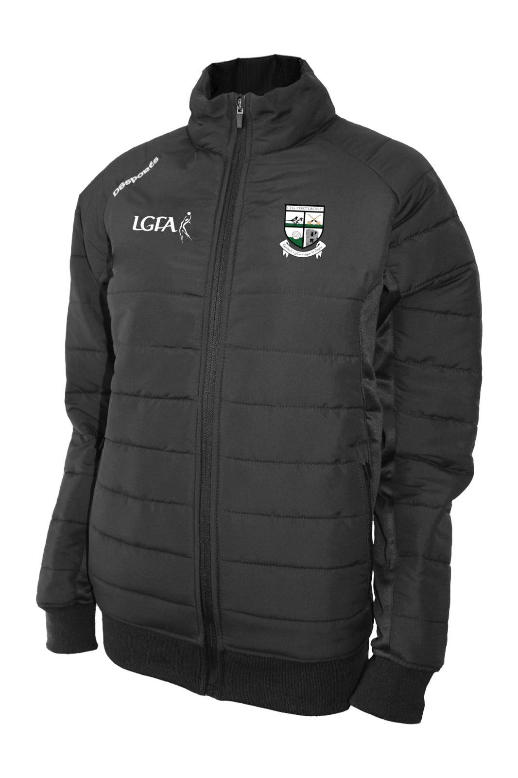Portlaoise LGFA - Black Puffer Jacket
