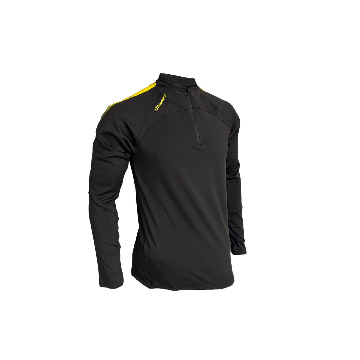 Pivot Half Zip - Black & Amber