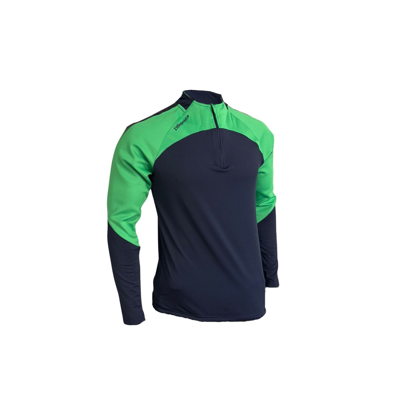 Pivot Half Zip - Navy & Green