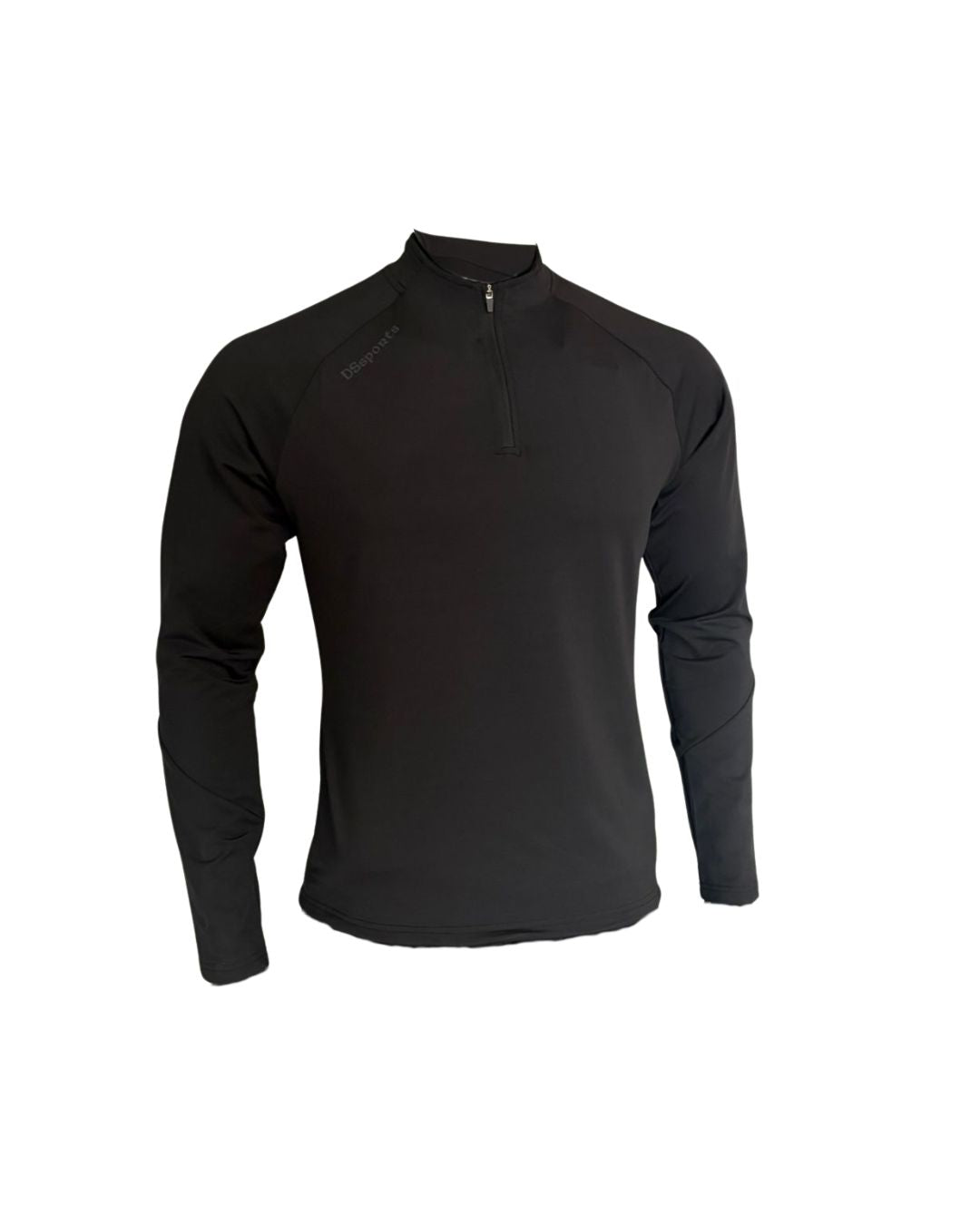 Bolt Half Zip - Black & Charcoal