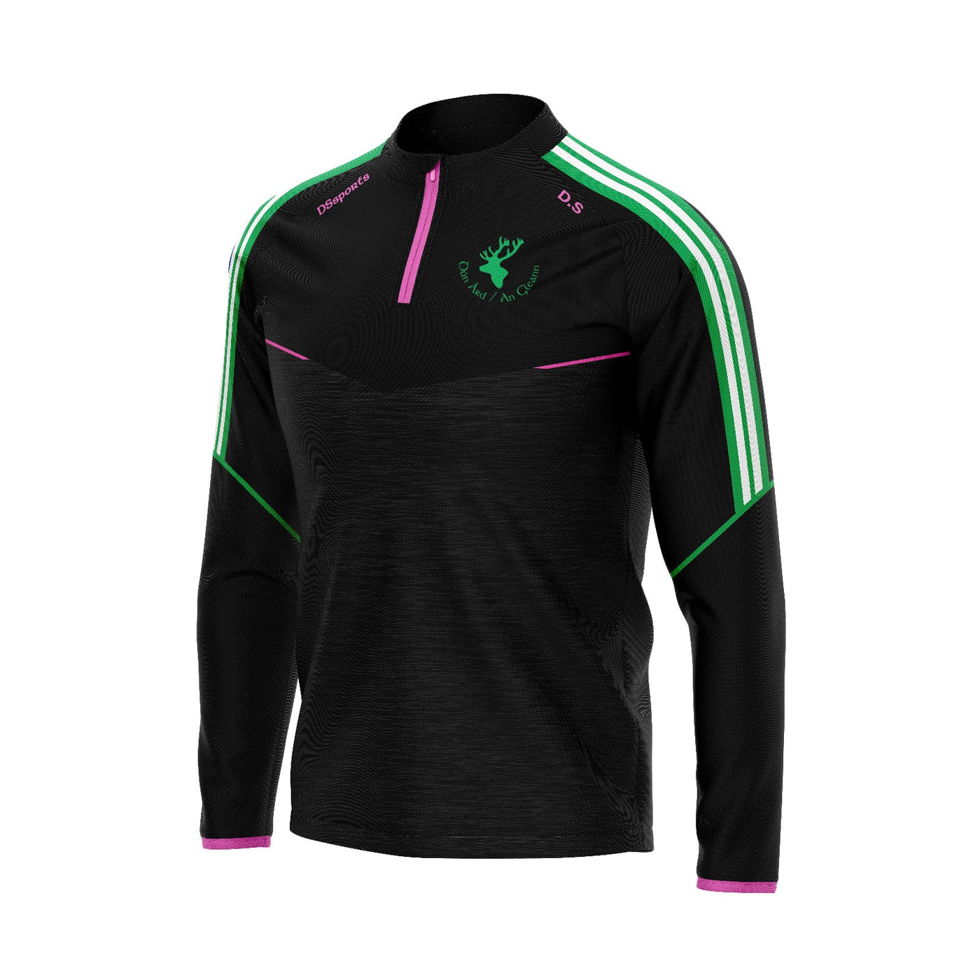 Donard Glen GAA - Black/Pink Half Zip