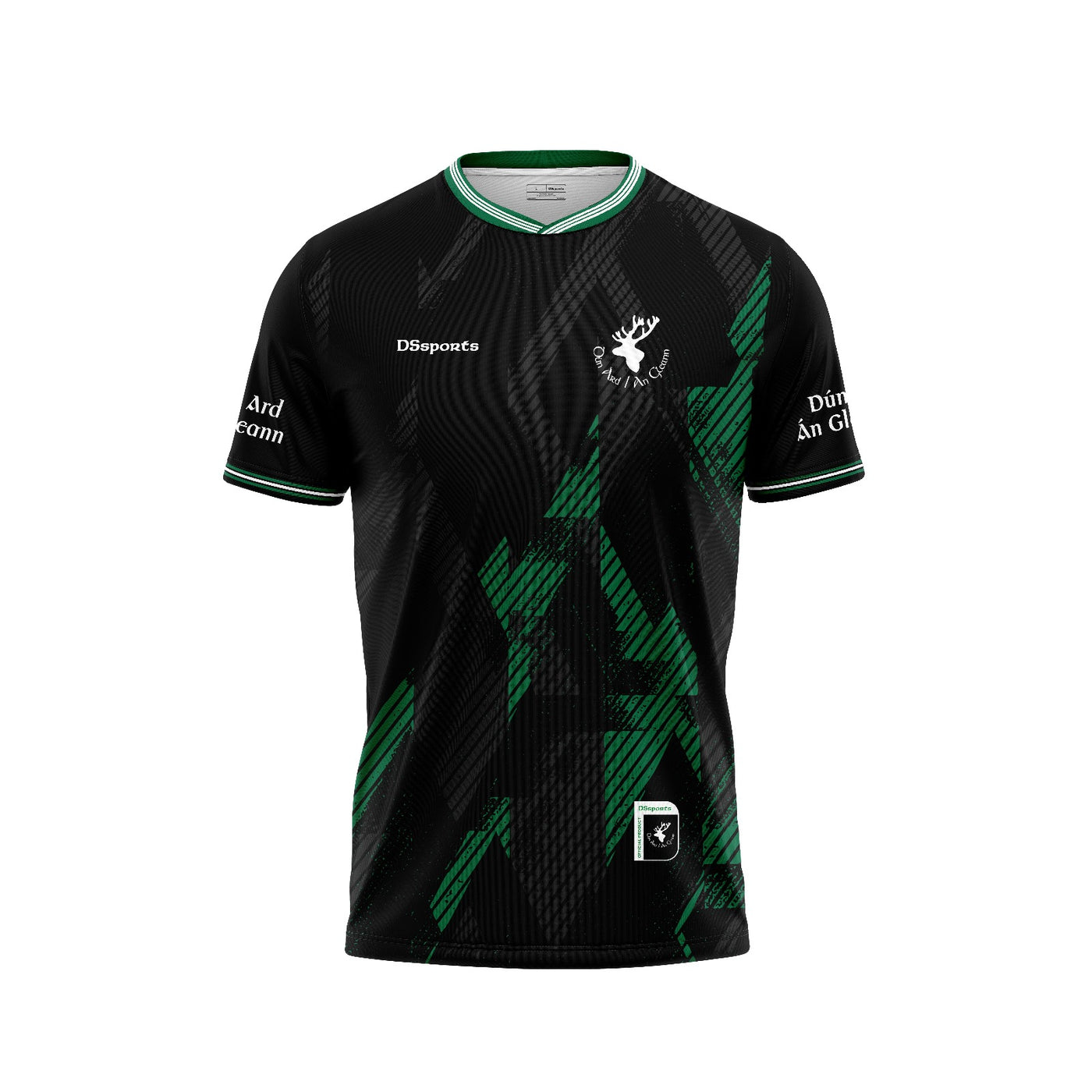 Donard Glen GAA -  Black Training Jersey