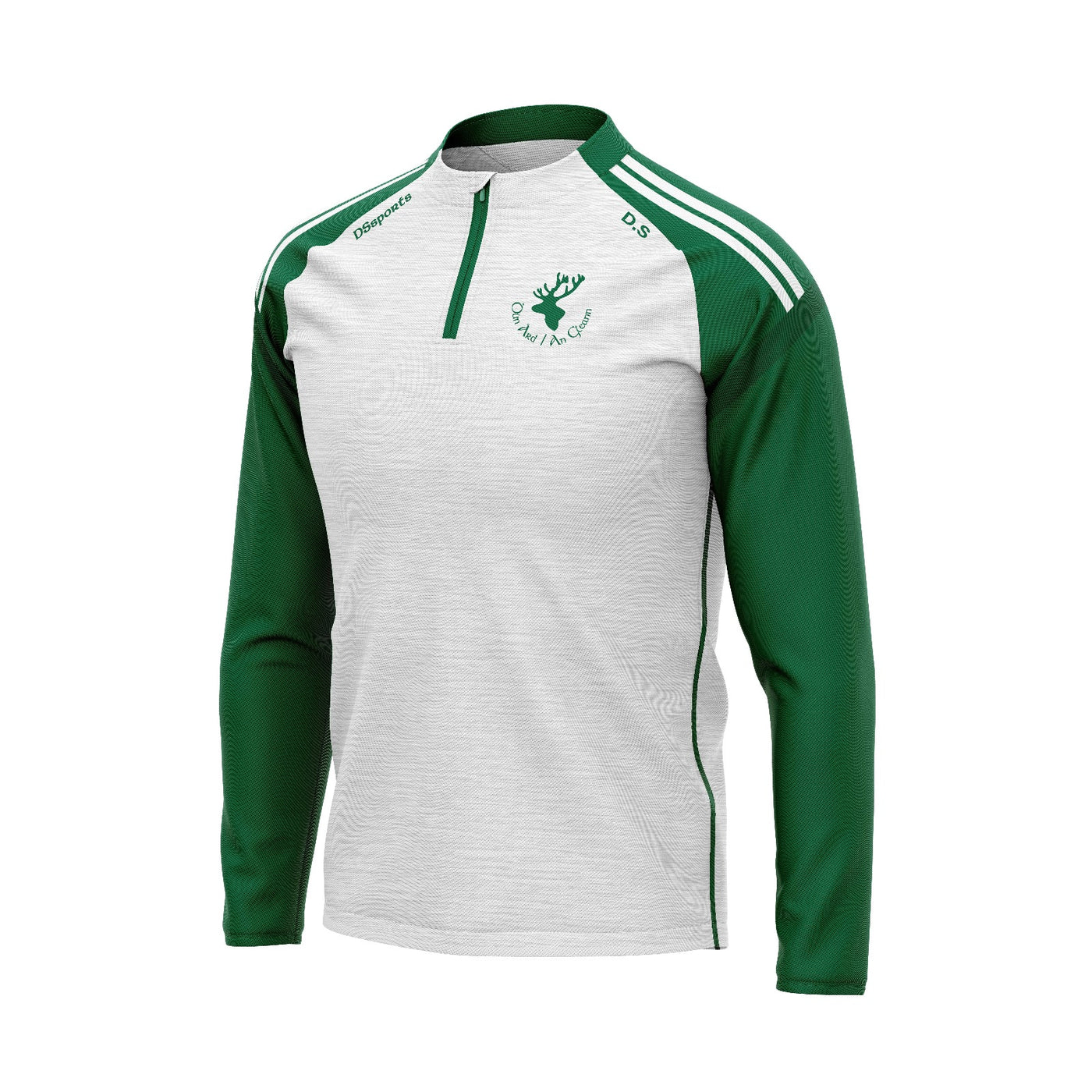 Donard Glen GAA - White Melange Half Zip