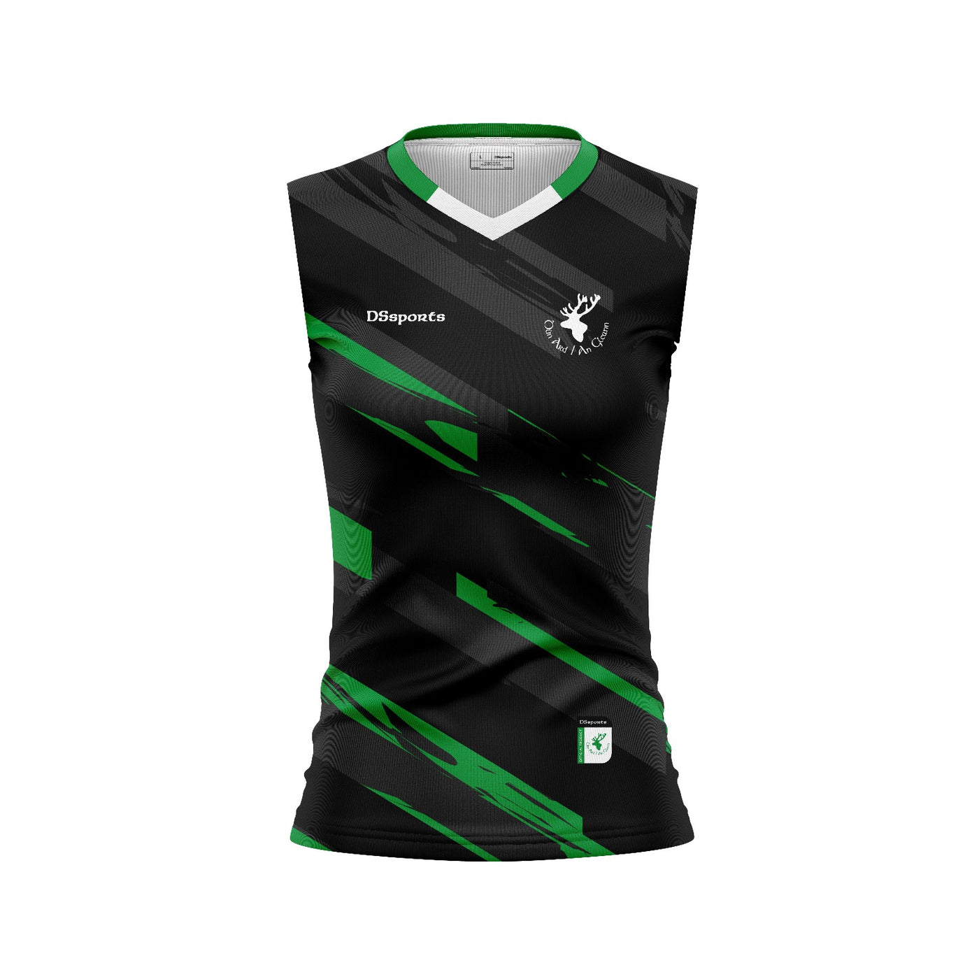Donard Glen GAA -  Ladies Black Sleeveless Training Jersey