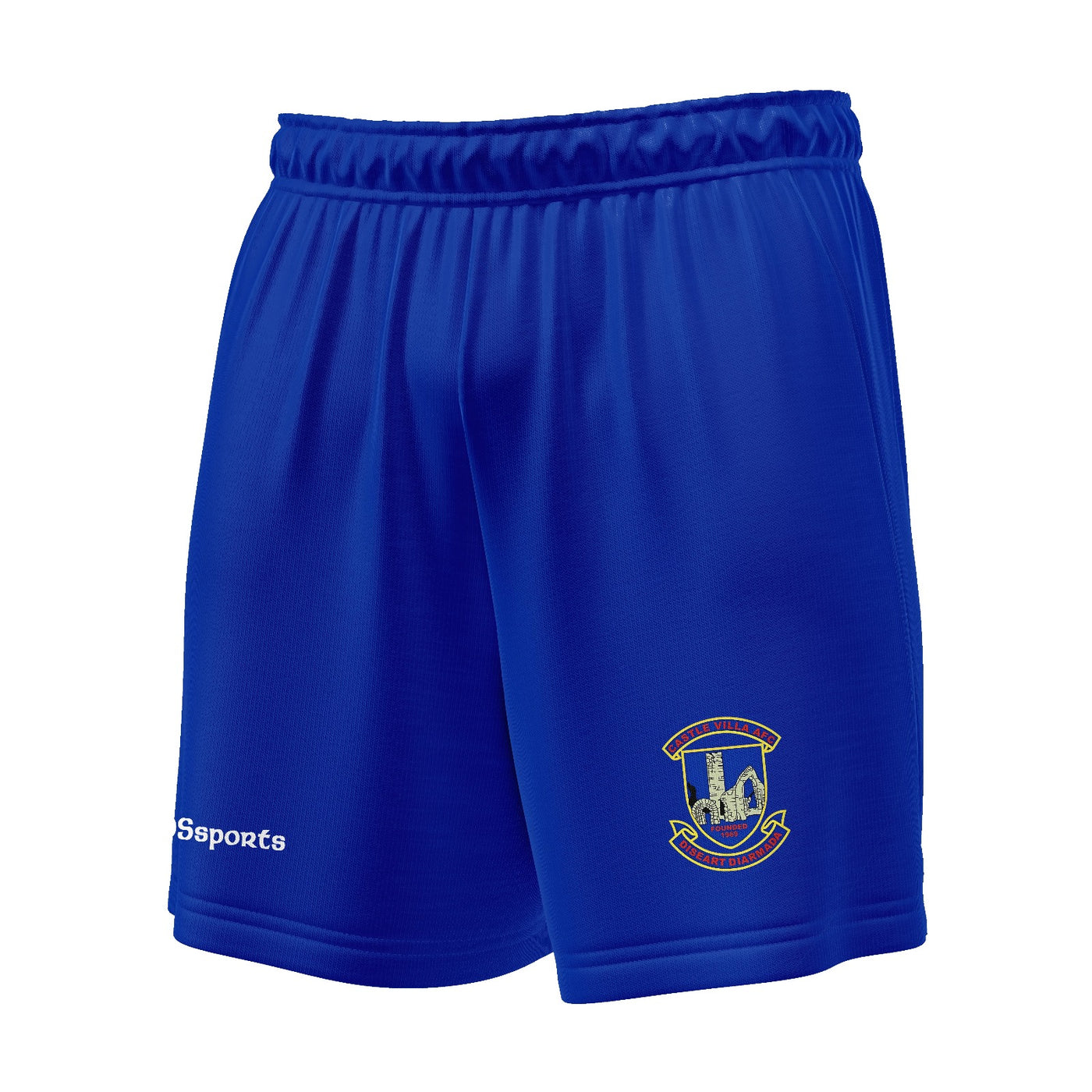 Castle Villa AFC - Soccer Shorts (Blue/White) STOCK