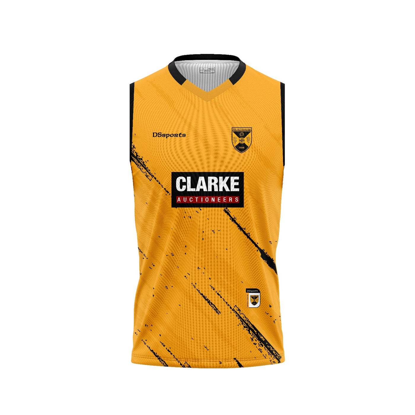 Ashford GAA - Mens yellow sleeveless jersey