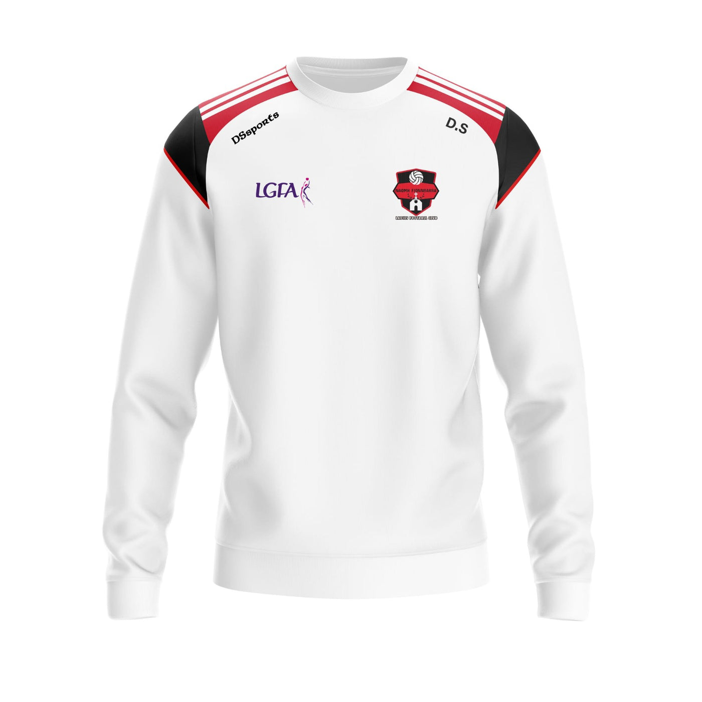 Naomh Fionnbarra LGFA - White Crew Neck