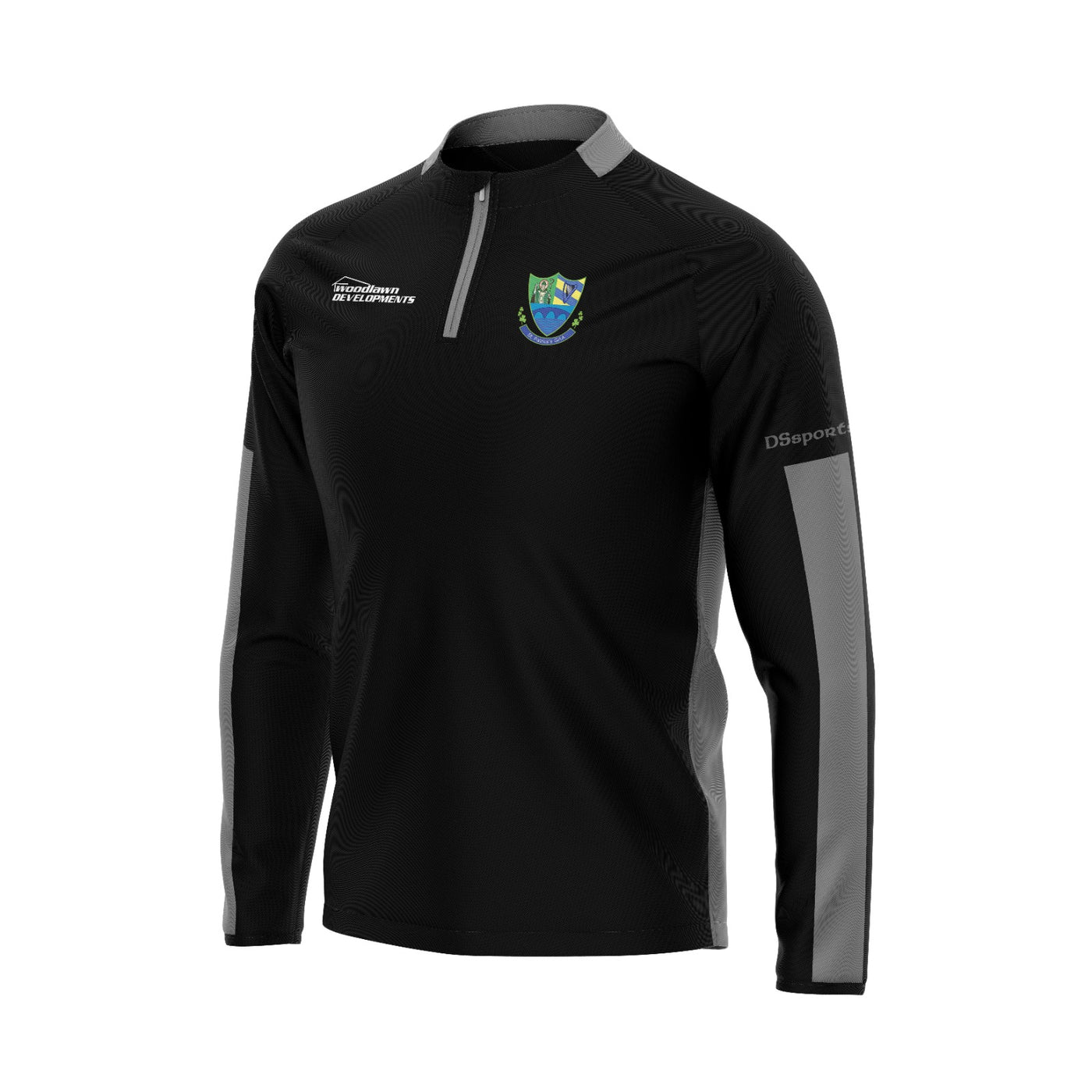St Patrick's GAA - Black Halfzip