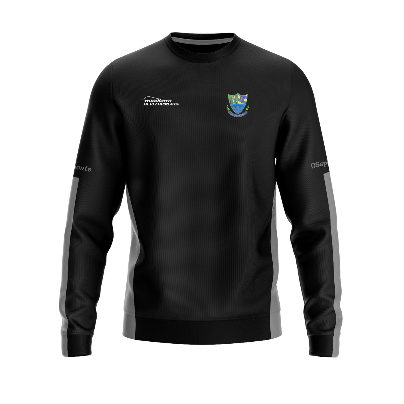 St Patrick's GAA - Black Crew Neck