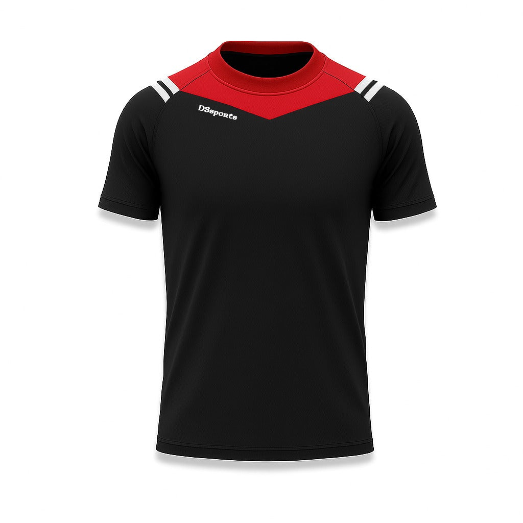 VOLT T-Shirt - Black / Red  / White