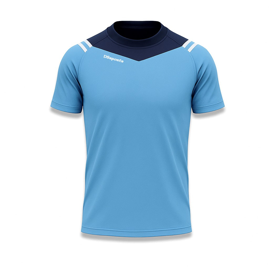 Volt T-Shirt - Sky Blue / Navy / White