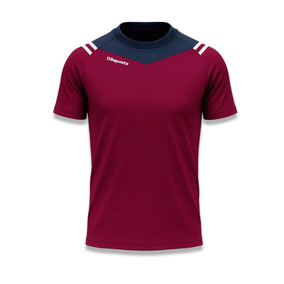 VOLT T-Shirt - Maroon / Navy / White