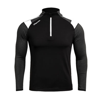 Challenger Performance Half Zip - Black / Charcoal / White