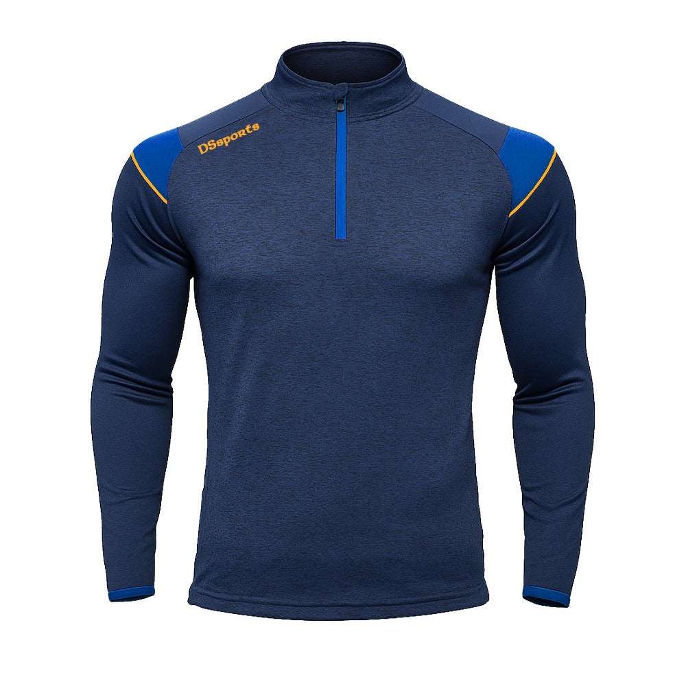 Challenger Performance Half Zip - Navy / Blue / Amber