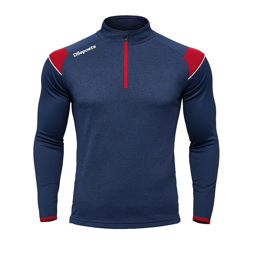 Challenger Performance Half Zip - Navy / Red / White