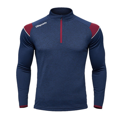 Challenger Performance Half Zip - Navy / Maroon / White