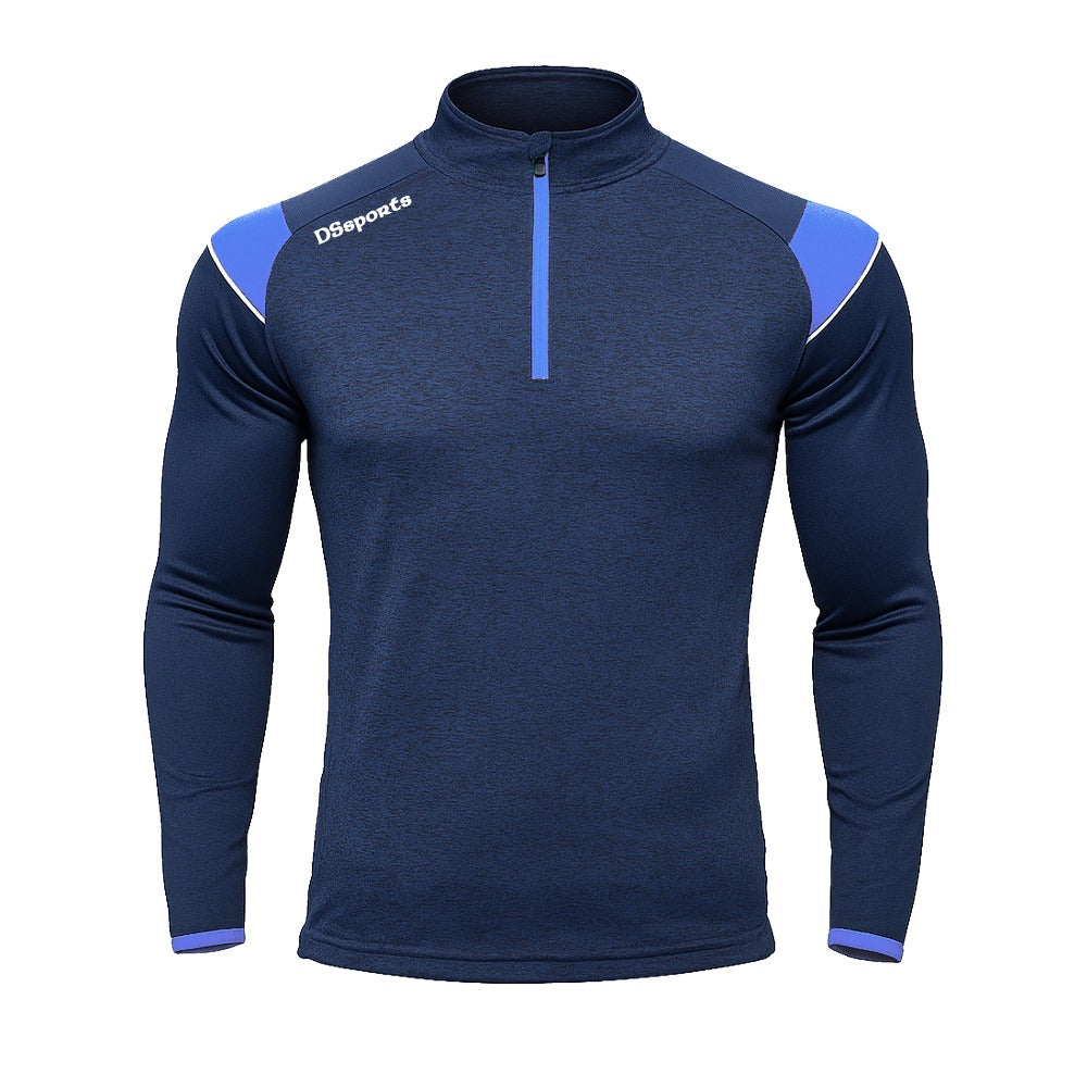 Challenger Performance Half Zip - Navy / Sky / White