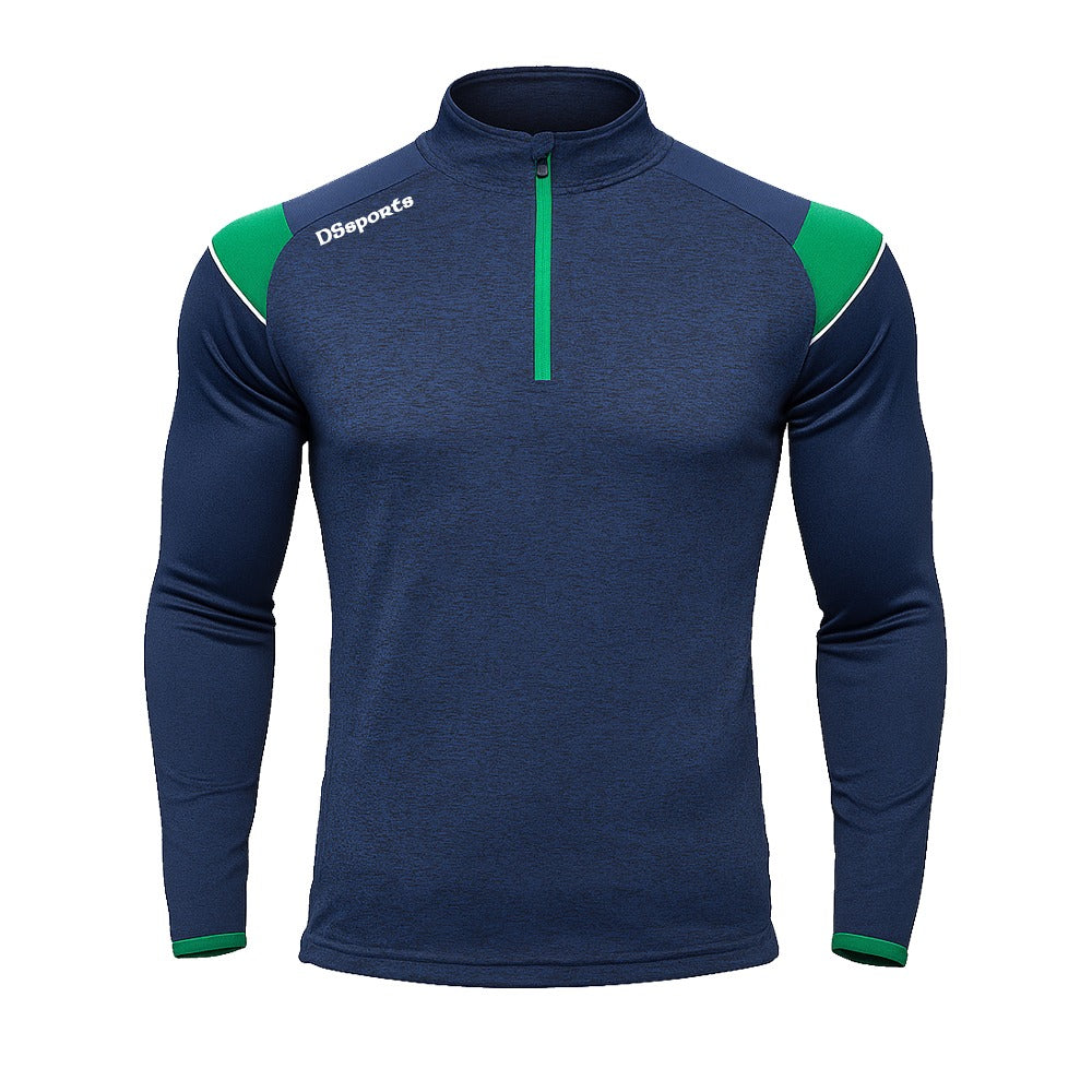 Challenger Performance Half Zip - Navy / Green / White
