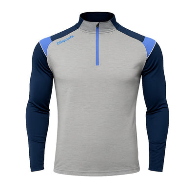 Challenger Performance Half Zip - White / Navy / Sky