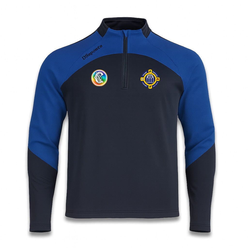 Clough Ballacolla Camogie - Pivot Half Zip (Blue)