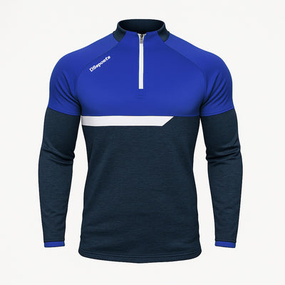 Gasly Half Zip - Royal Blue / Navy / White