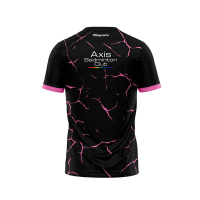Axis Badminton Club - Mens black training jersey