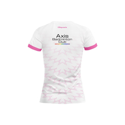 Axis Badminton Club - Ladies white training jersey