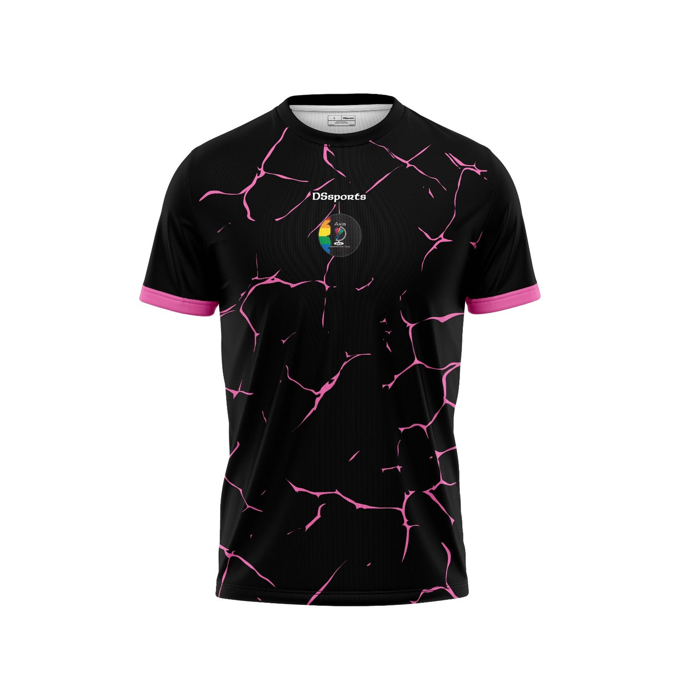 Axis Badminton Club - Mens black training jersey