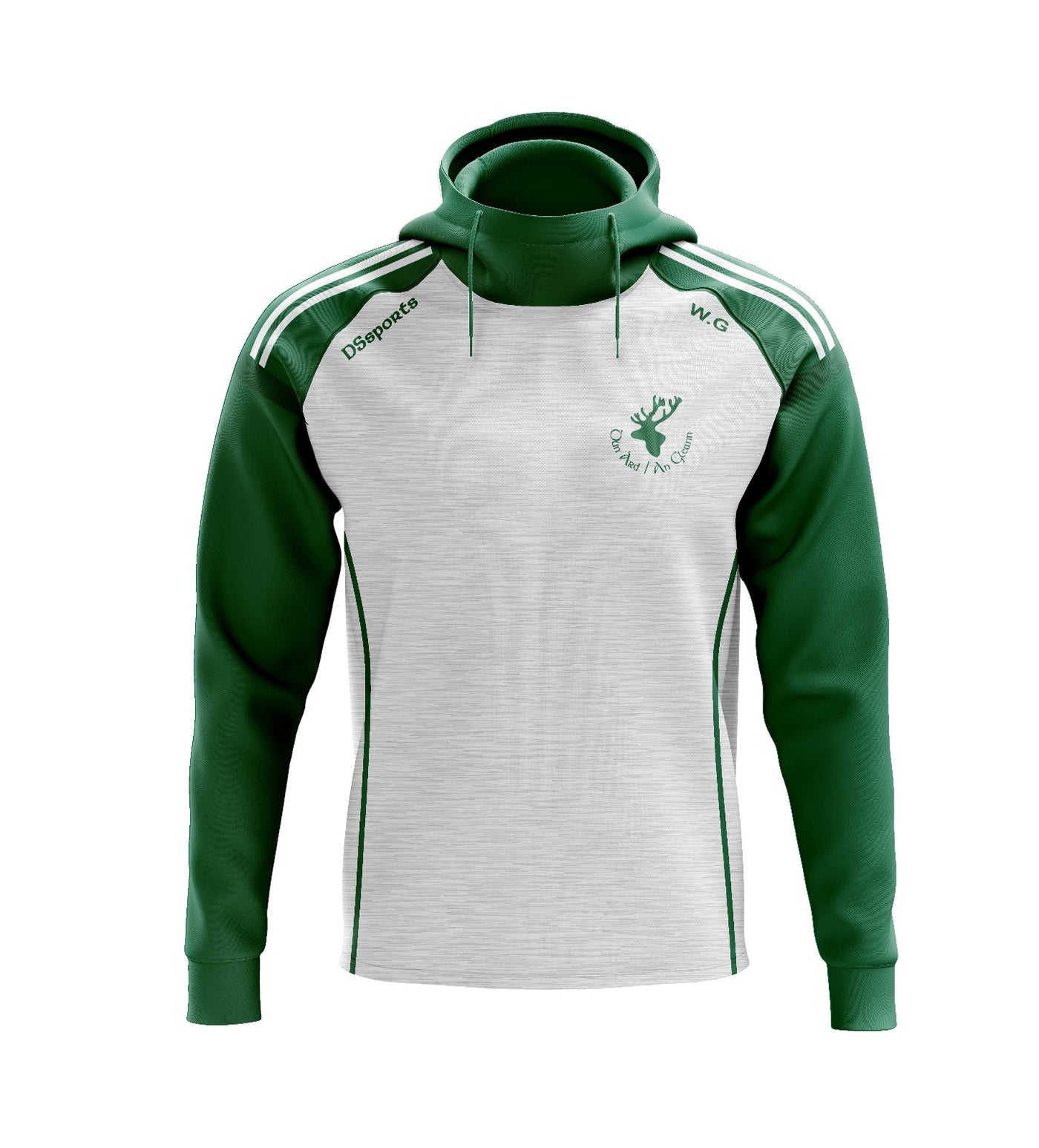 Donard Glen GAA - Hoodie (White Melange)