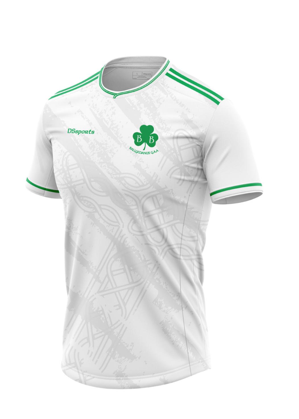 Ballymanus GAA- White Training Jersey