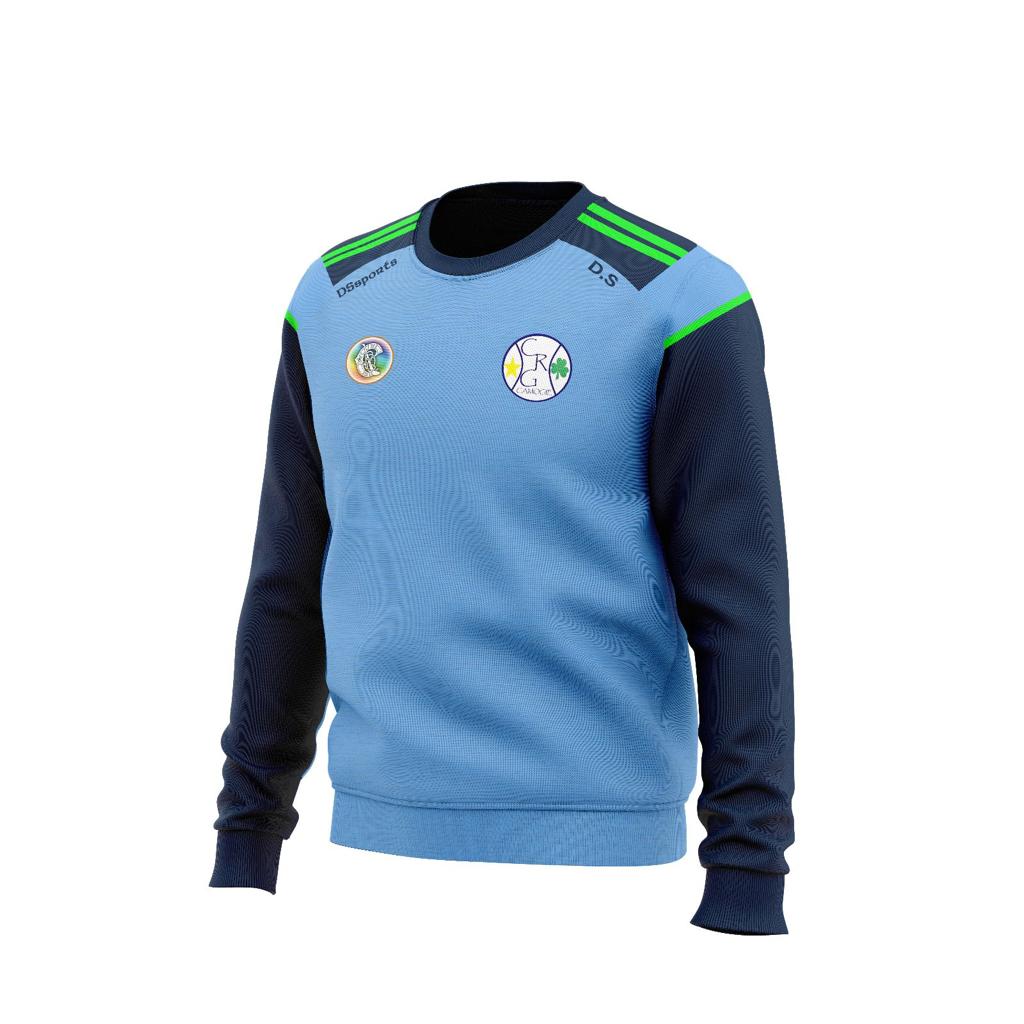 CRG Camogie - Blue Crew Neck