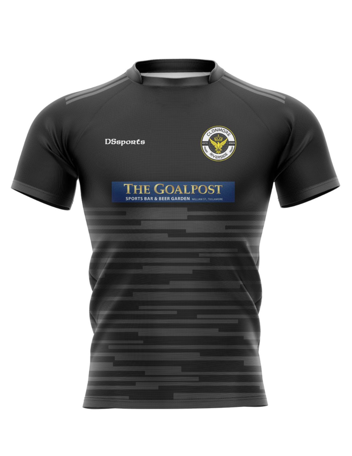 Clonmore Riverside- Black Jersey | Custom Jersey Ireland | DS Sports ...