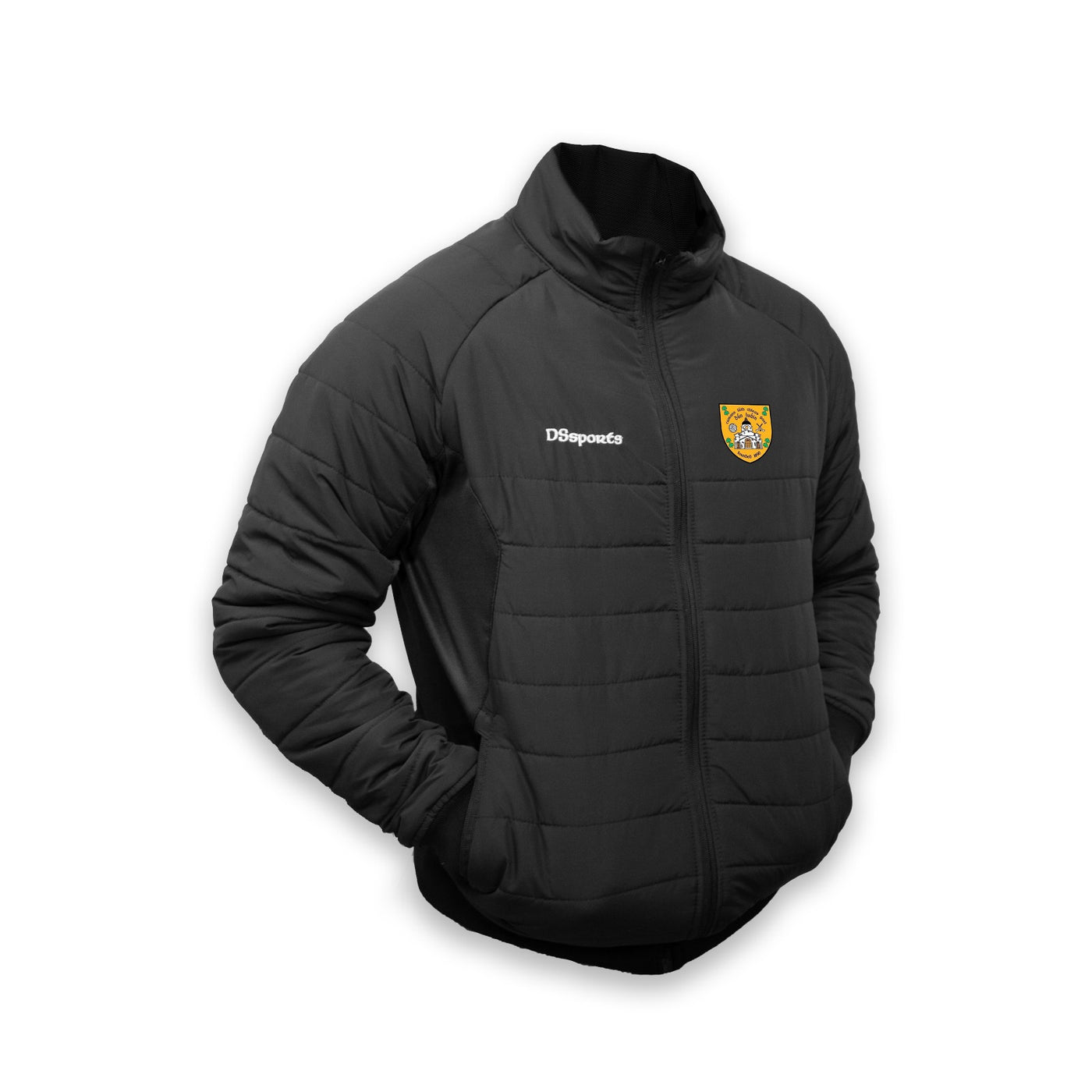 Dunlavin GAA- Black Puffer Jacket