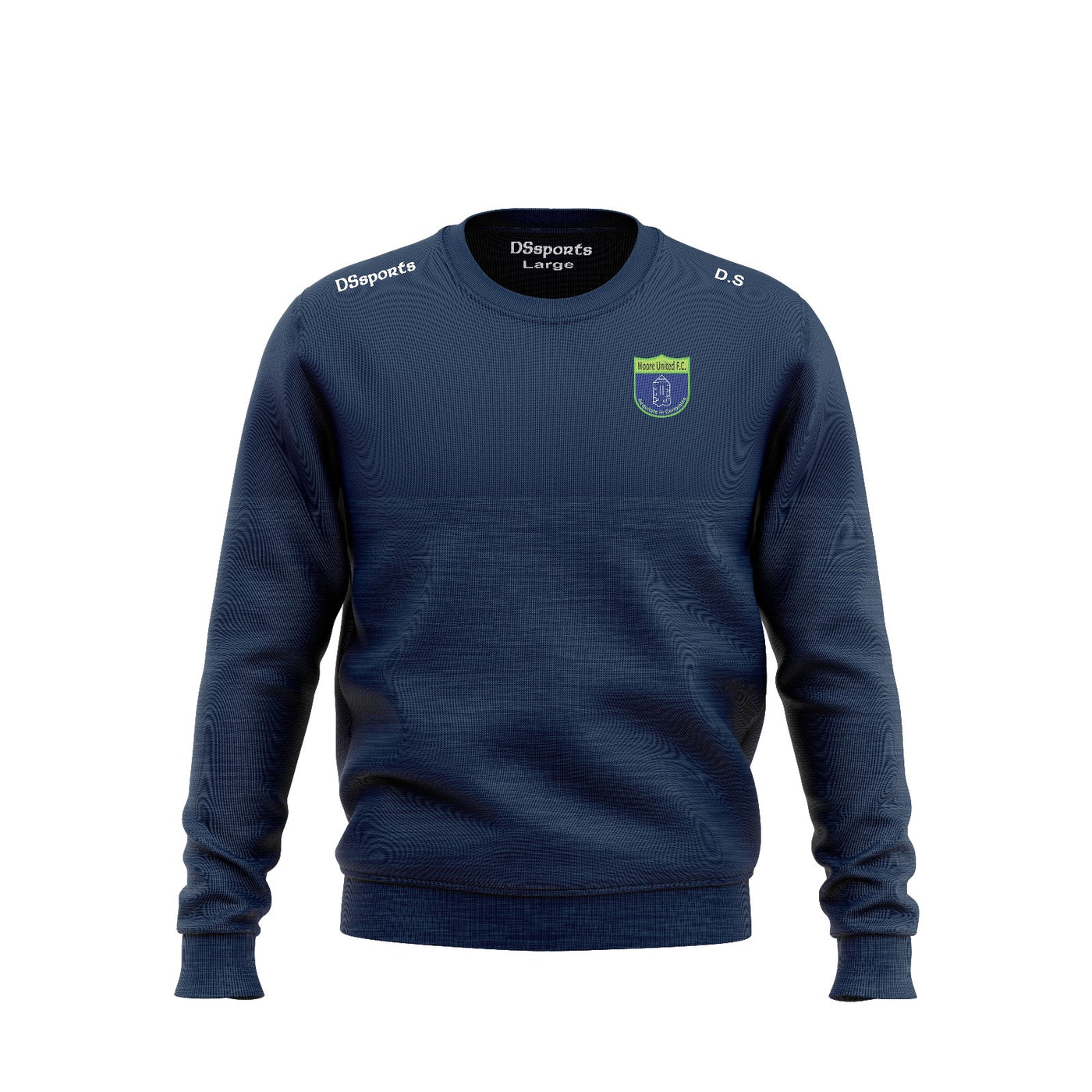 Moore United - Navy Crewneck